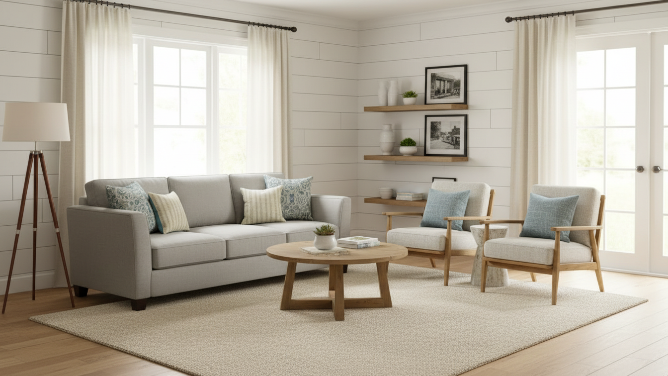 Professional residential living room cleaning service in Philadelphia PA by CNX Clean Pro